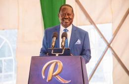 File image of Azimio leader Raila Odinga.